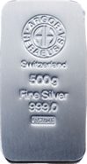 Lingot d'argent 500 g