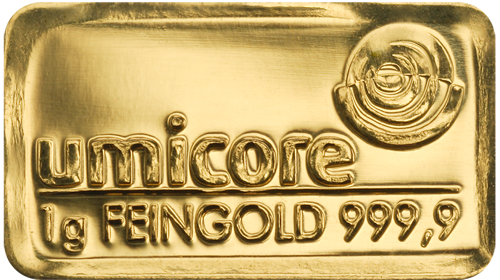 Gold ingot 1 g