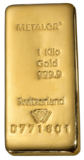 Lingot d'or 1 kg